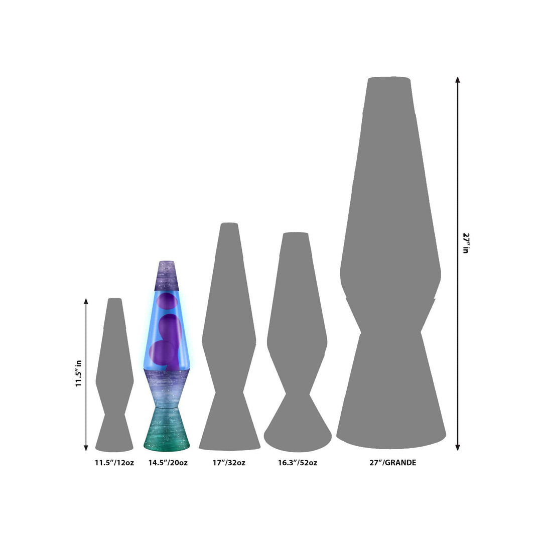 Ceramic Dip LAVA Lamp 14.5"