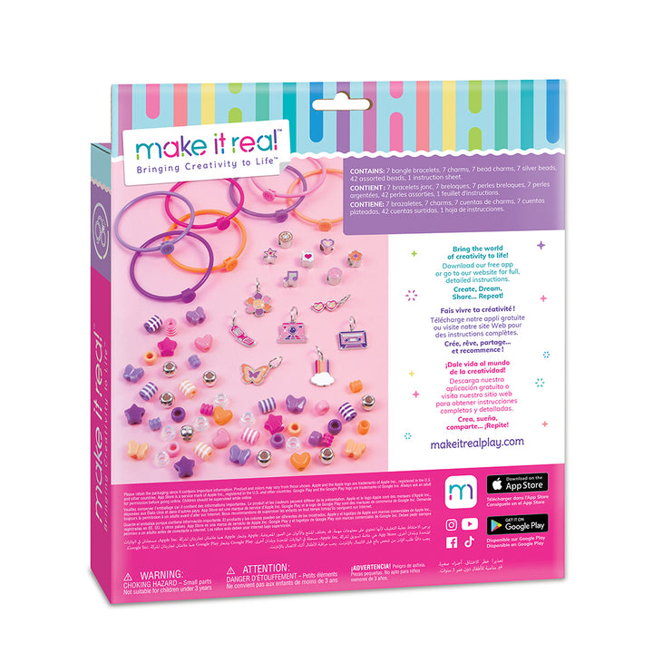 Make it Real Beaded Bangle Bracelets Kit