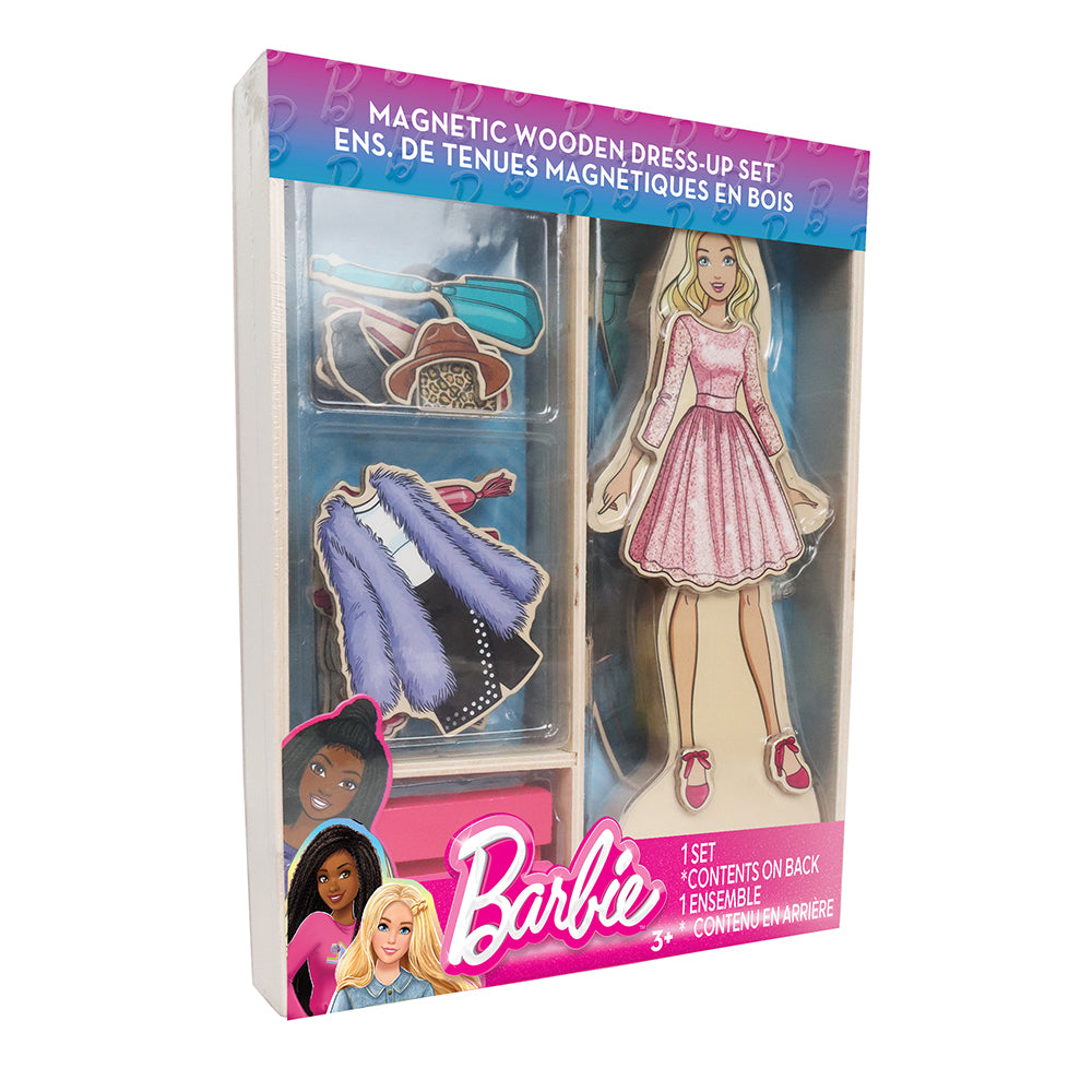 Barbie Magnetic Wooden Dress-Up Set