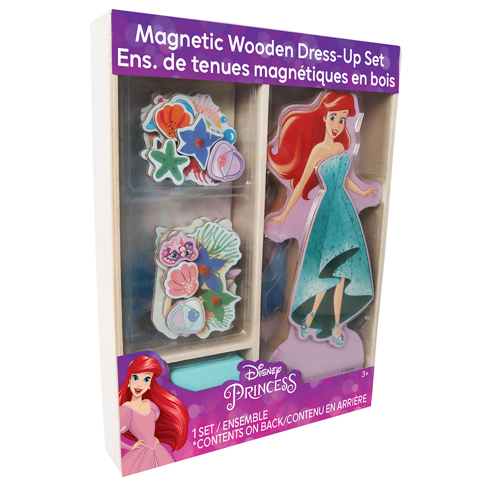 Disney Princess Magnetic Wooden Dress-Up Set