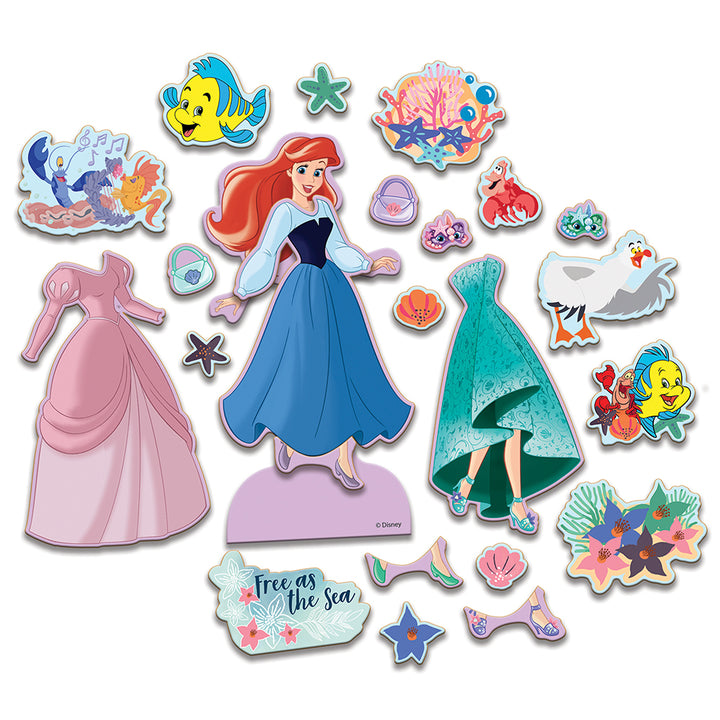 Disney Princess Magnetic Wooden Dress-Up Set