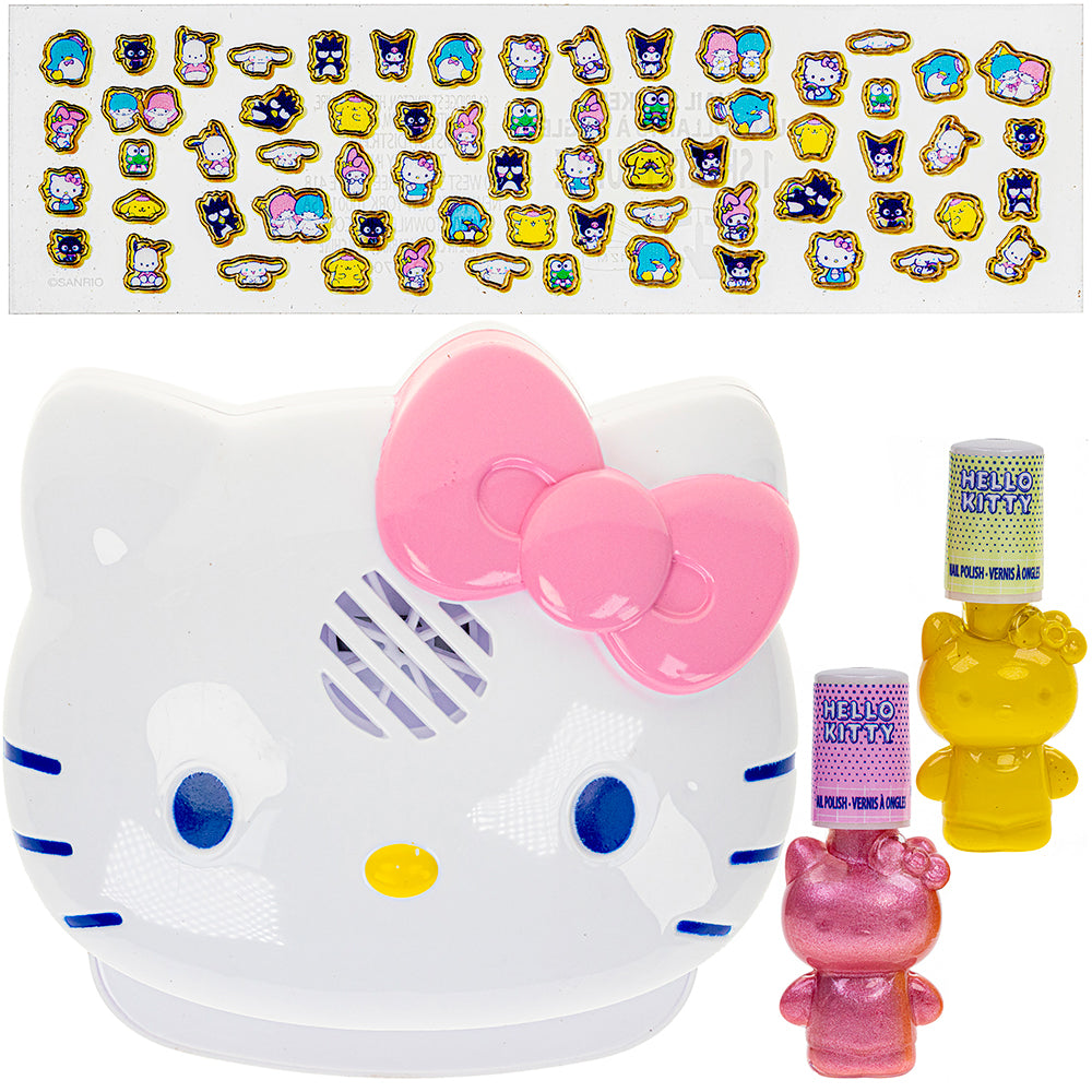 Hello Kitty 2 Pack Nail Polish Kit With Dryer