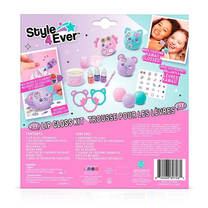 Style 4 Ever Kawaii DIY Lip Gloss Kit