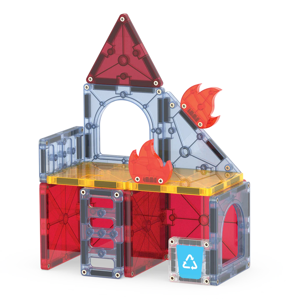 Magna-Tiles Fire Rescue