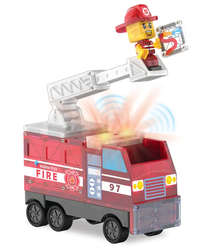 Magna-Tiles Fire Station