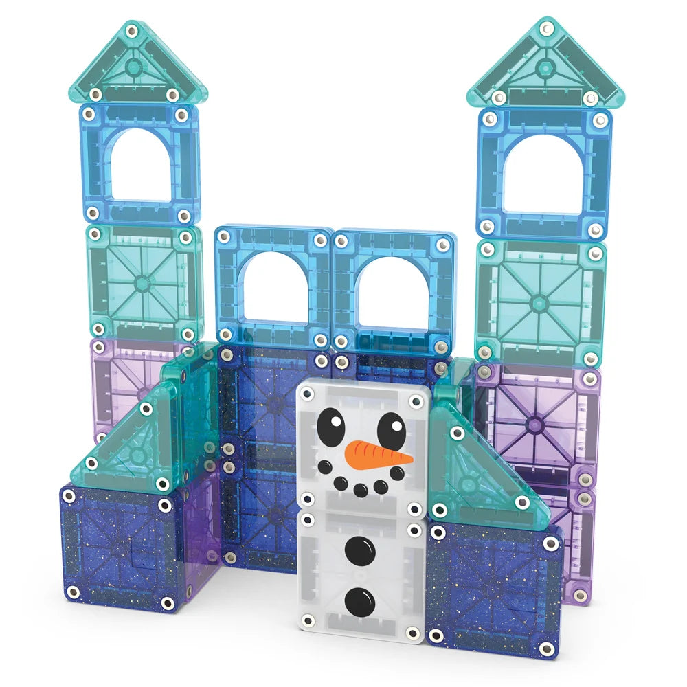 Magna-Tiles MicroMAGS 26 Piece Winter Wonder Travel Set