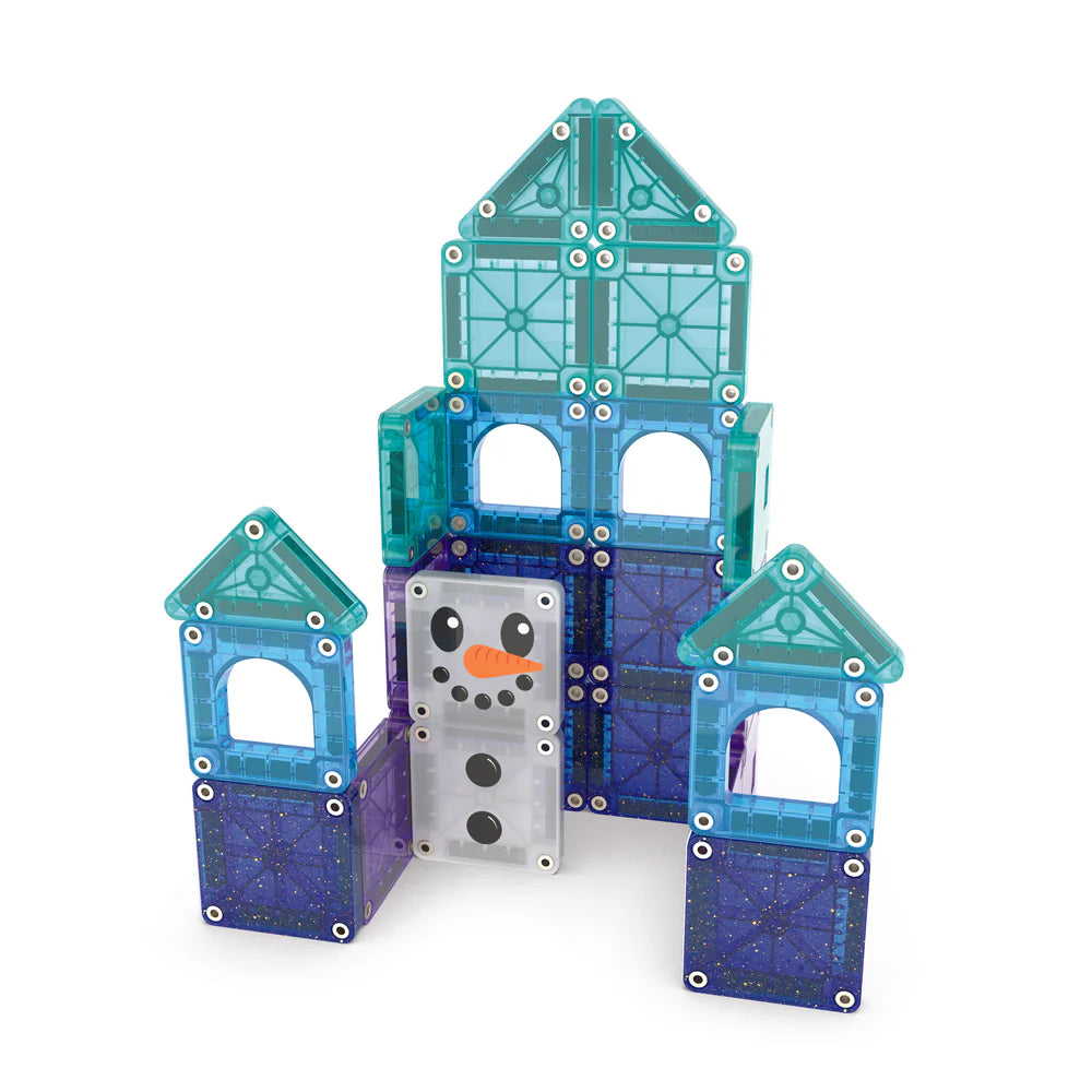 Magna-Tiles MicroMAGS 26 Piece Winter Wonder Travel Set