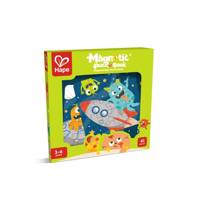 Hape Magnetic Puzzle Book Assortment