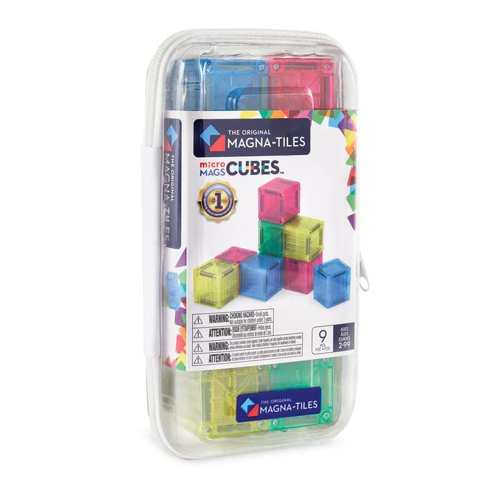 Magna-Tiles MicroMAGS Cubes 9 Pc Set