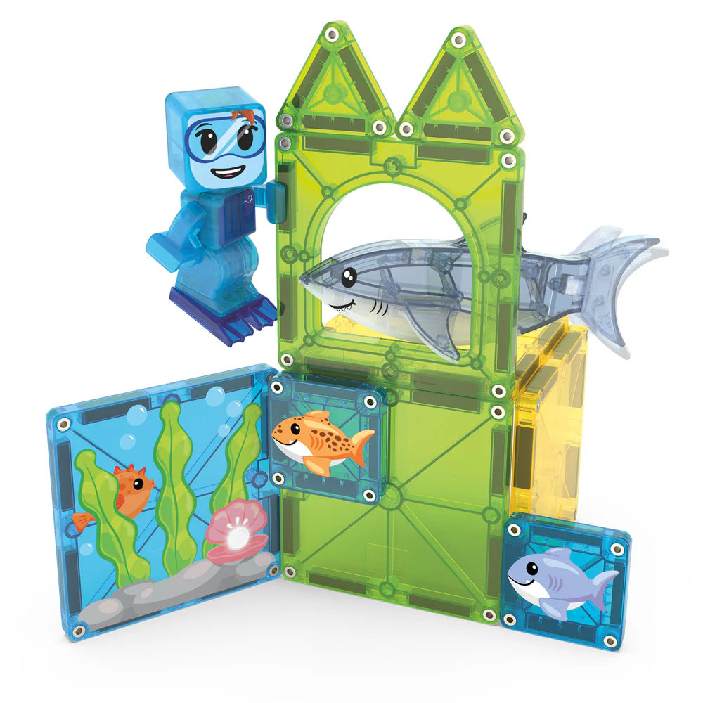 Magna-Tiles Shark Dive 13 Pc Set