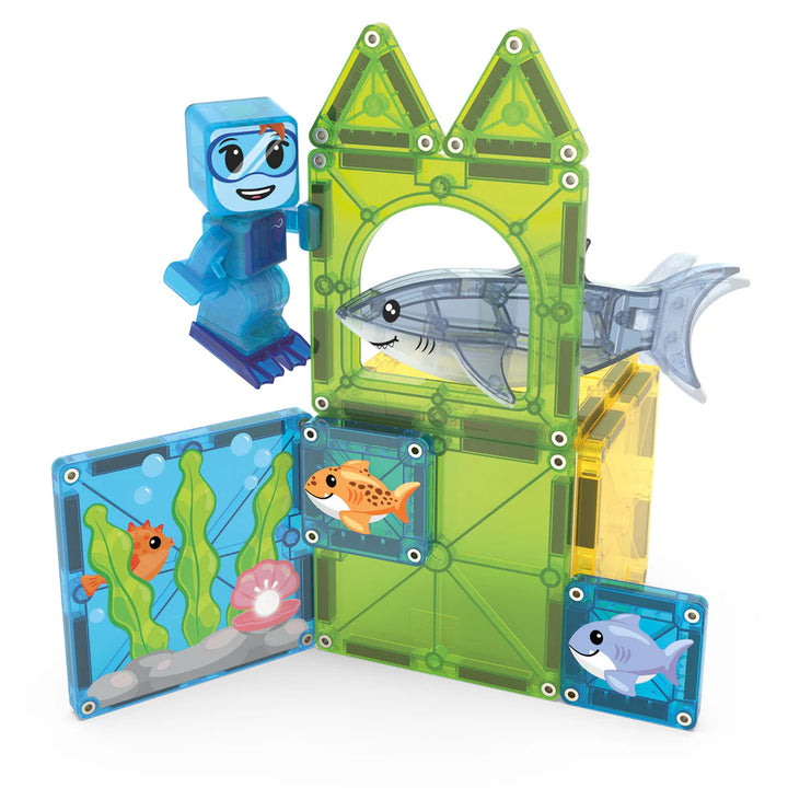 Magna-Tiles Shark Dive 13 Pc Set