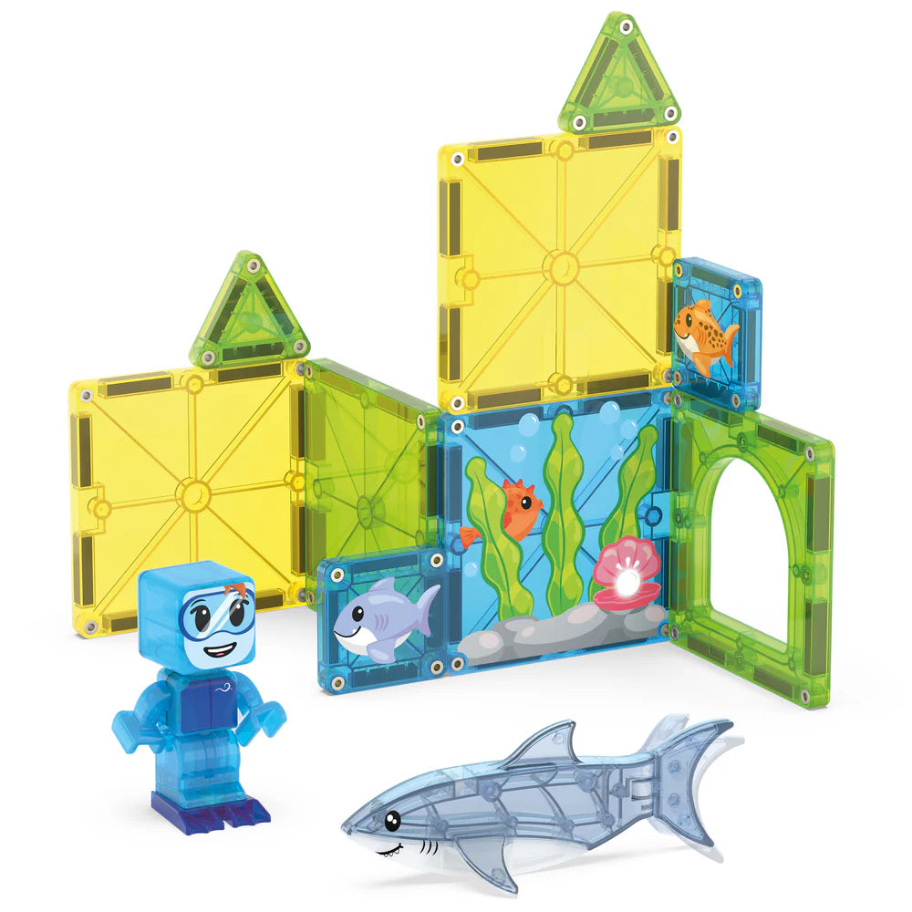 Magna-Tiles Shark Dive 13 Pc Set