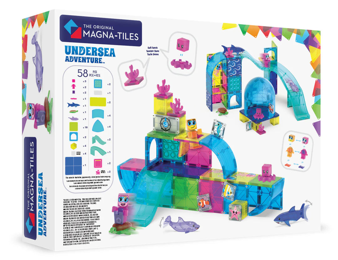 Magna-Tiles Undersea Adventure 58 Pc Set