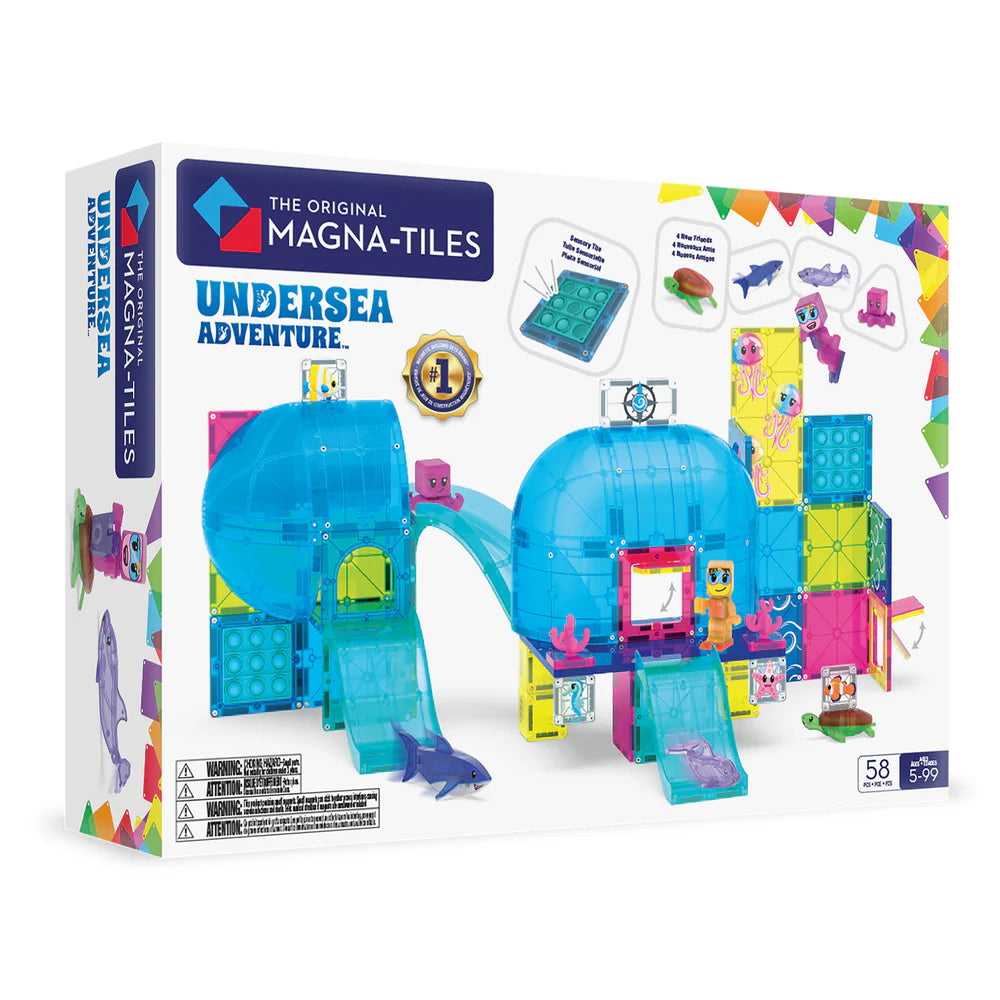 Magna-Tiles Undersea Adventure 58 Pc Set