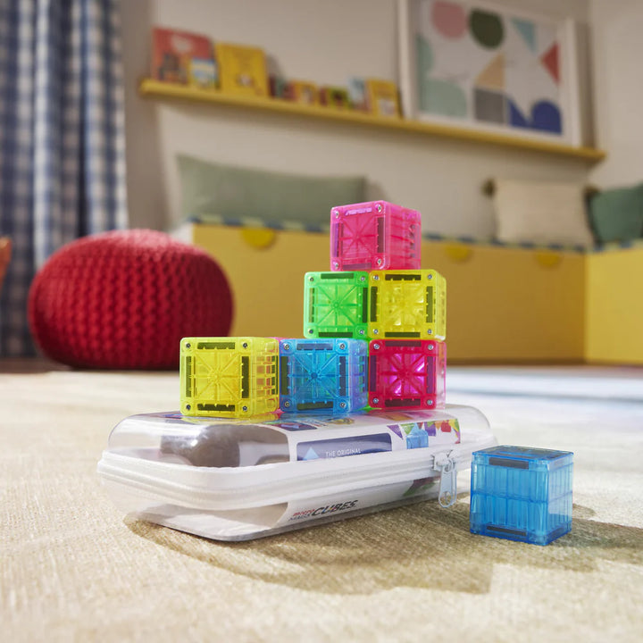 Magna-Tiles MicroMAGS Cubes 9 Pc Set