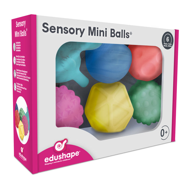 Edushape Mini Sensory Balls 6 Pc