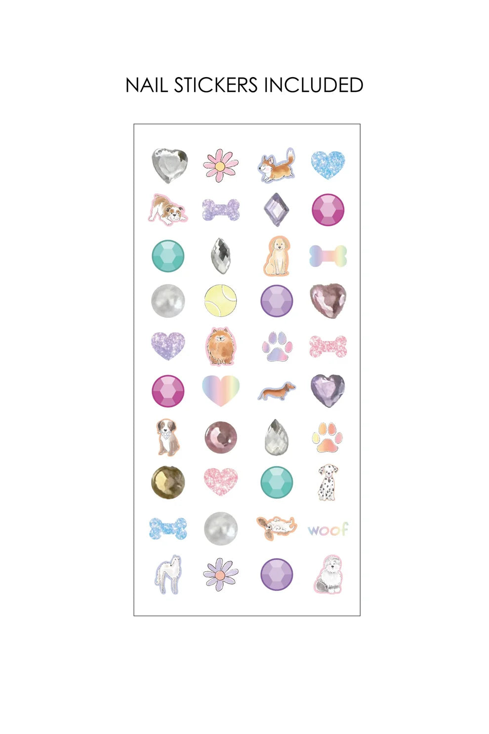 Paw-Some Puppy Nail Polish Set With Nail Stickers
