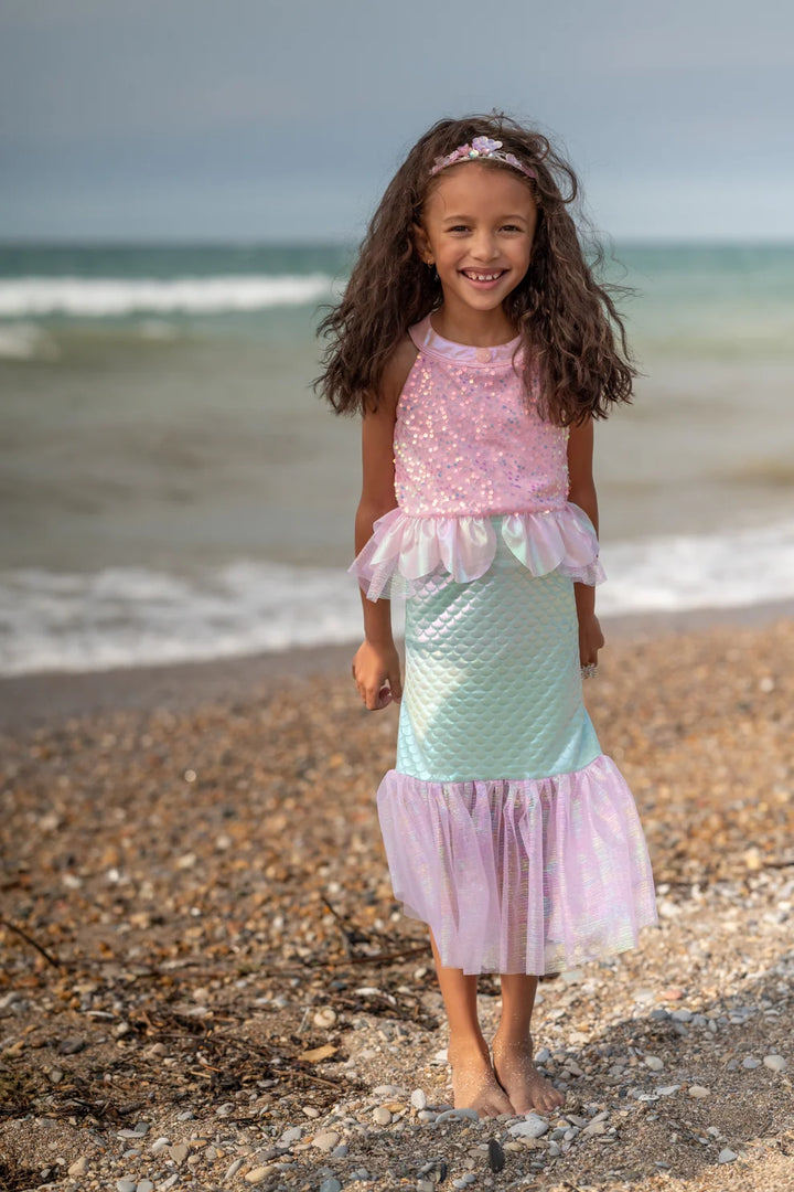 Misty Mermaid Dress Pink/MInt