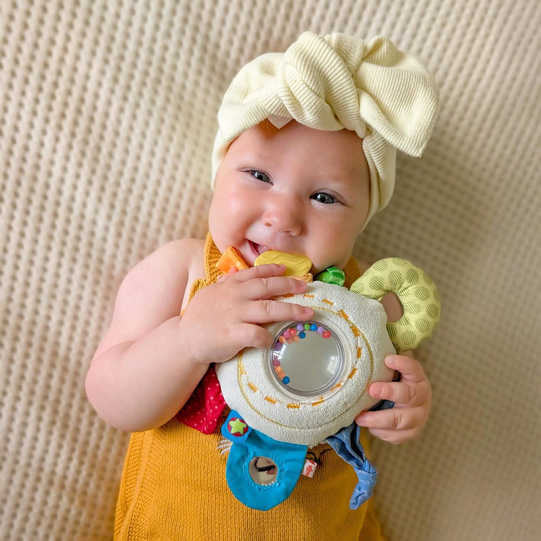 Cuddly Rainbow Round Teether