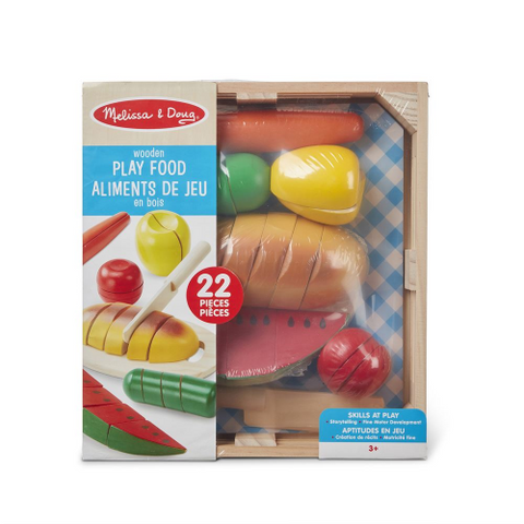 Cut & Slice Wooden Play Food