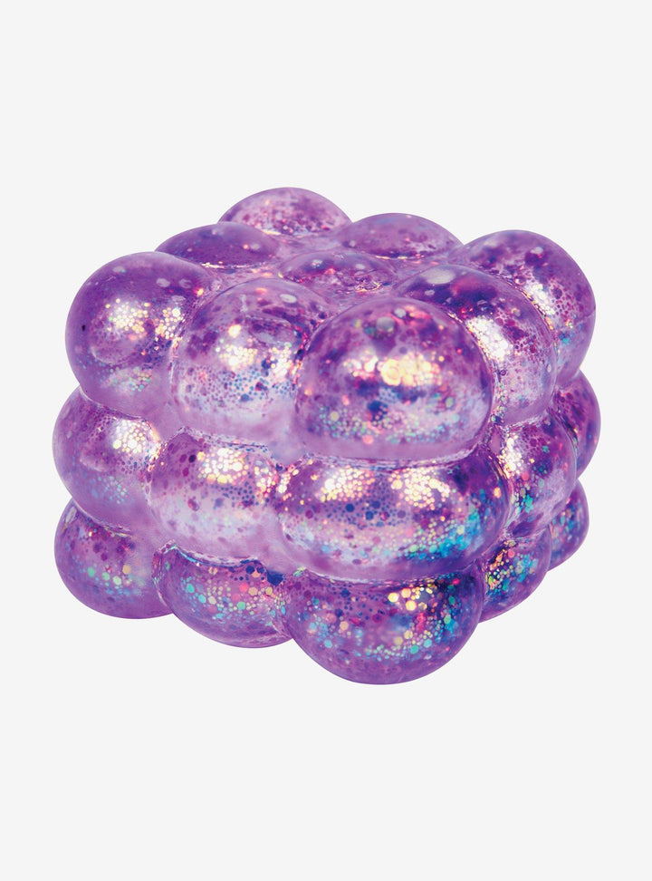 Squishy Glitter Magic Gummy Cube
