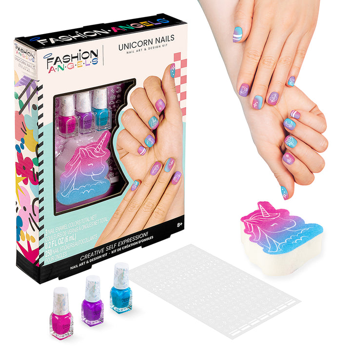 Unicorn Nails Design Kit-Fashion Angels