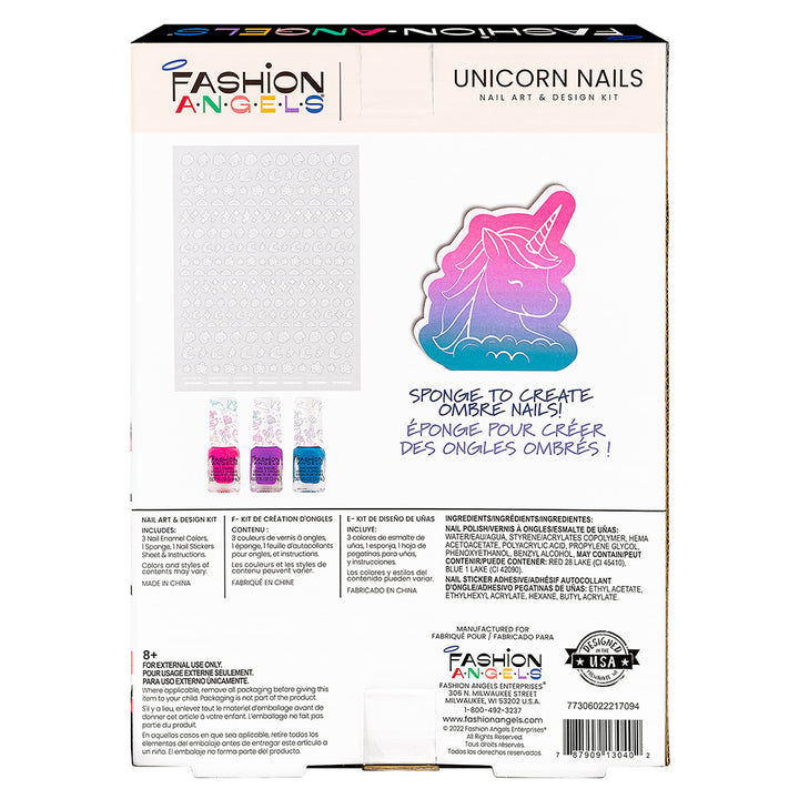 Unicorn Nails Design Kit-Fashion Angels