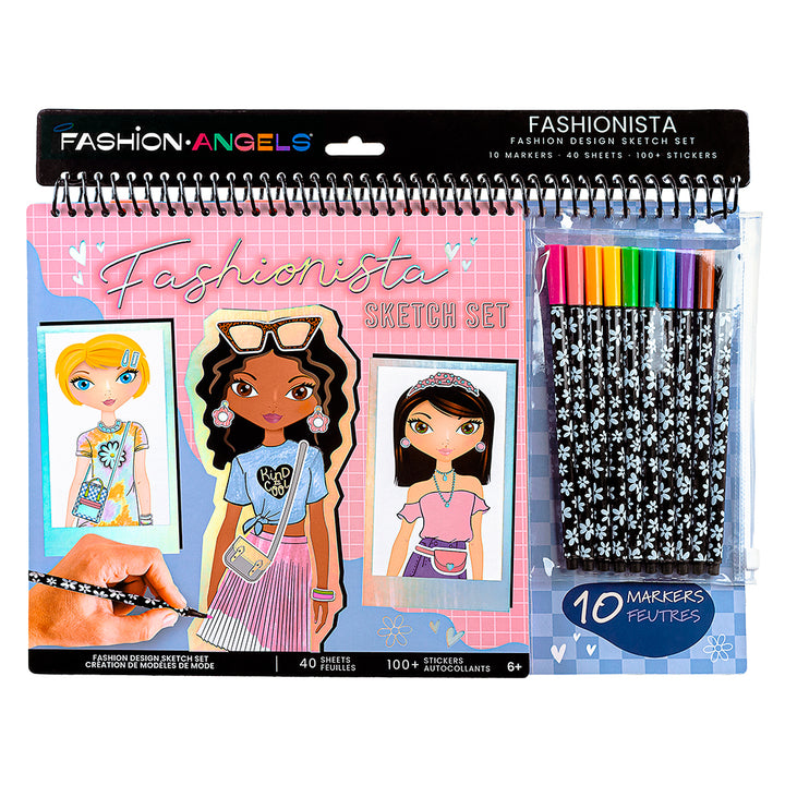 Fashion Angels Fashionista Sketch Set W/Markers