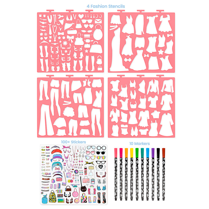 Fashion Angels Fashionista Sketch Set W/Markers