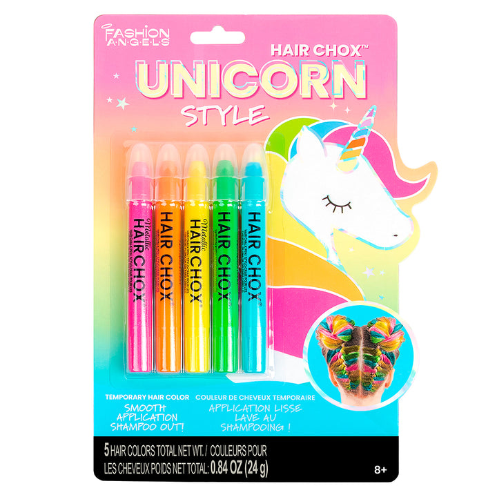 Fashion Angels Hair Chox Unicorn 5pk