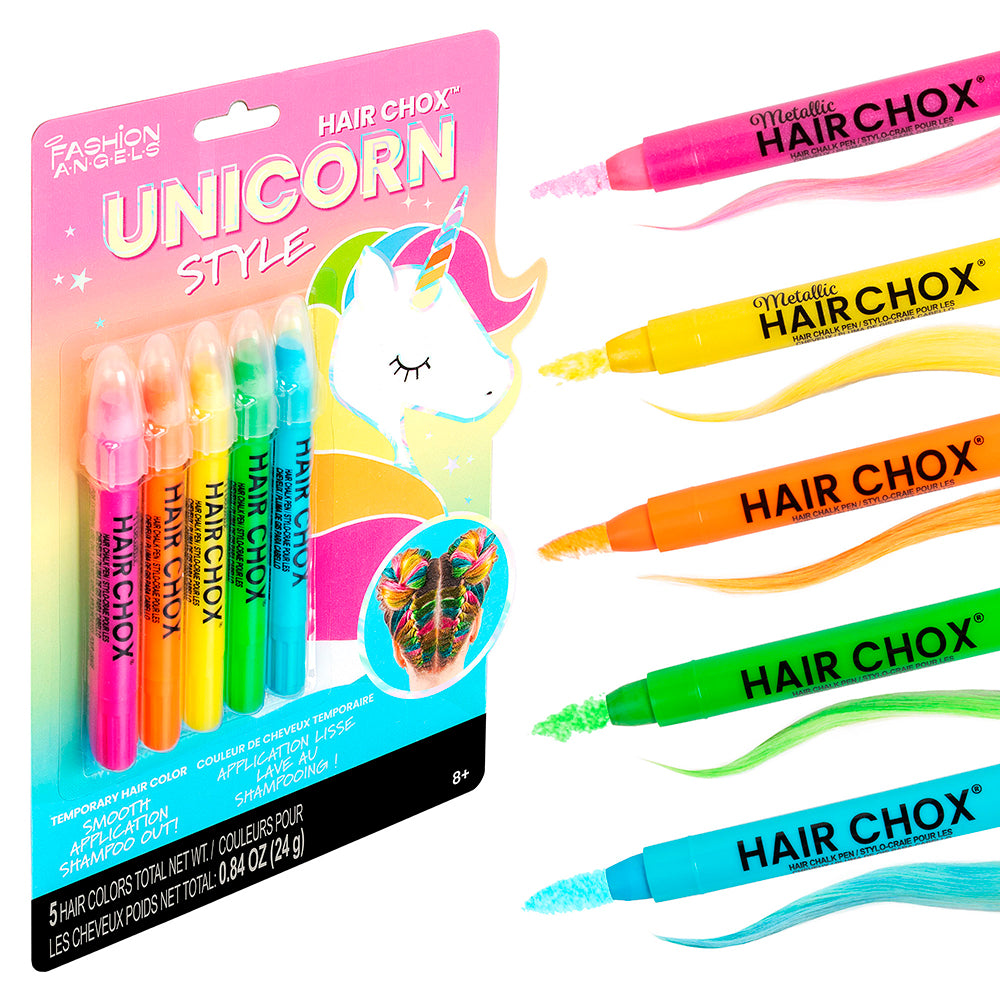Fashion Angels Hair Chox Unicorn 5pk