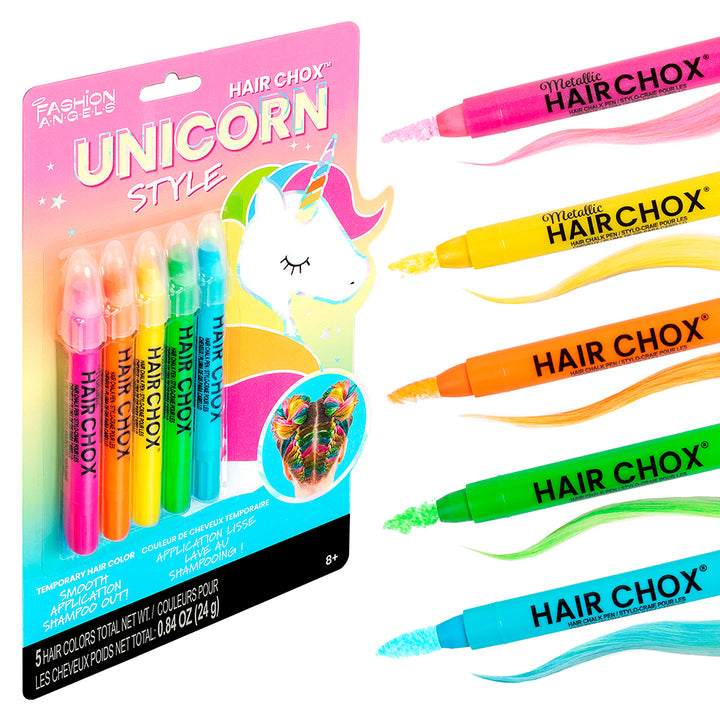 Fashion Angels Hair Chox Unicorn 5pk