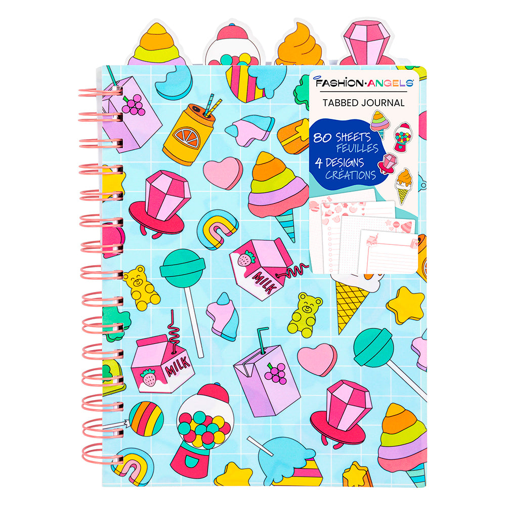 Fashion Angels Candy Tabbed Activity Journal
