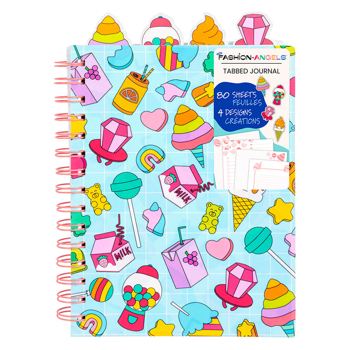 Fashion Angels Candy Tabbed Activity Journal