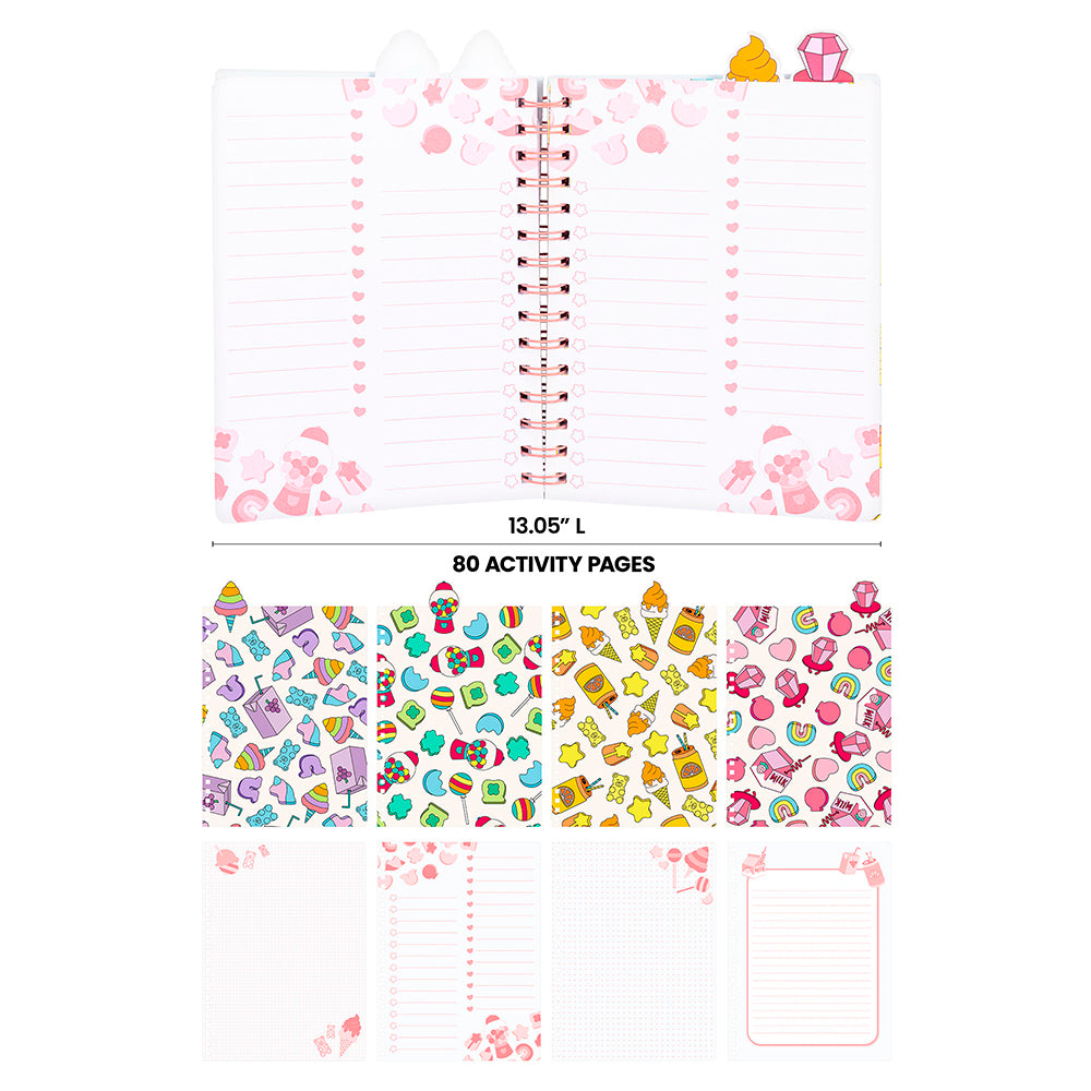 Fashion Angels Candy Tabbed Activity Journal