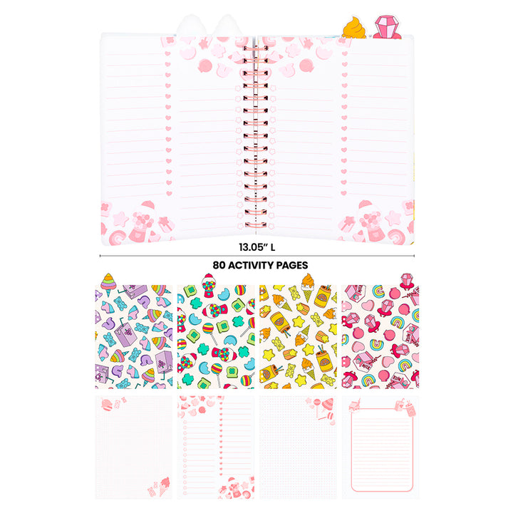Fashion Angels Candy Tabbed Activity Journal