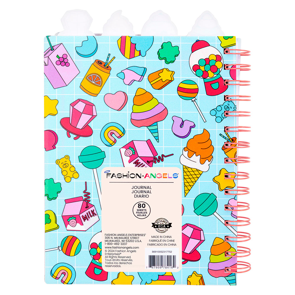 Fashion Angels Candy Tabbed Activity Journal