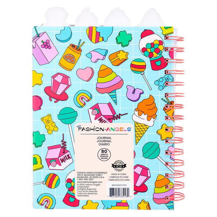 Fashion Angels Candy Tabbed Activity Journal
