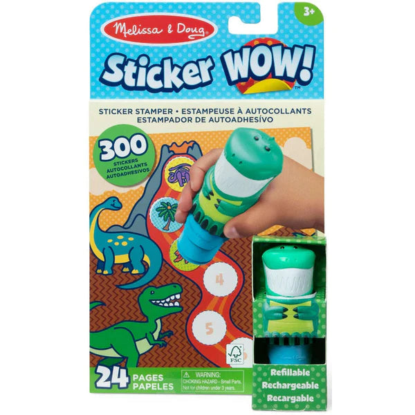 STICKER WOW! Dino With Book & Stickers