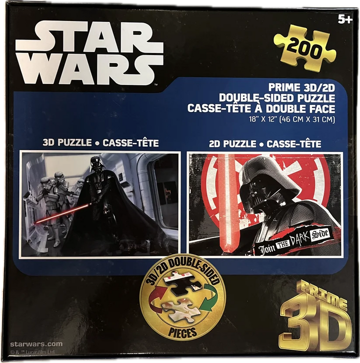 Star Wars 3D Lenticular 200 Piece 2-Sided Puzzle