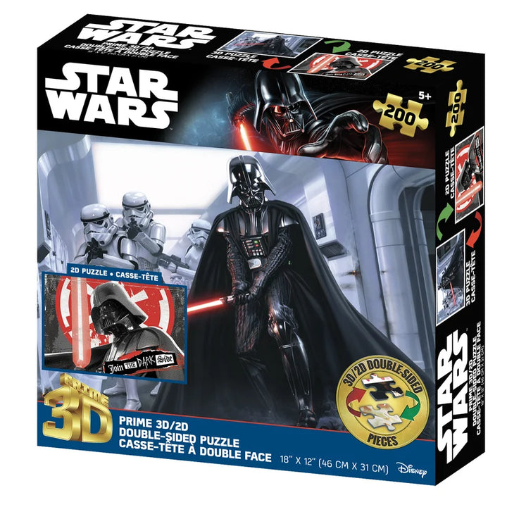 Star Wars 3D Lenticular 200 Piece 2-Sided Puzzle
