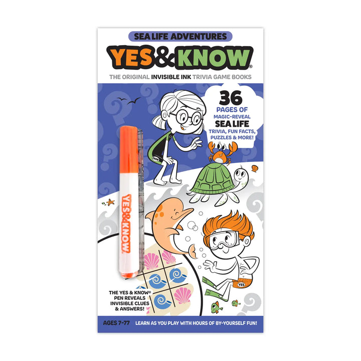 The Original Yes &amp; Know® Invisible Ink Trivia Game Books