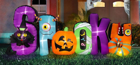 SPOOKY Halloween Inflatable Decoration (9ft)