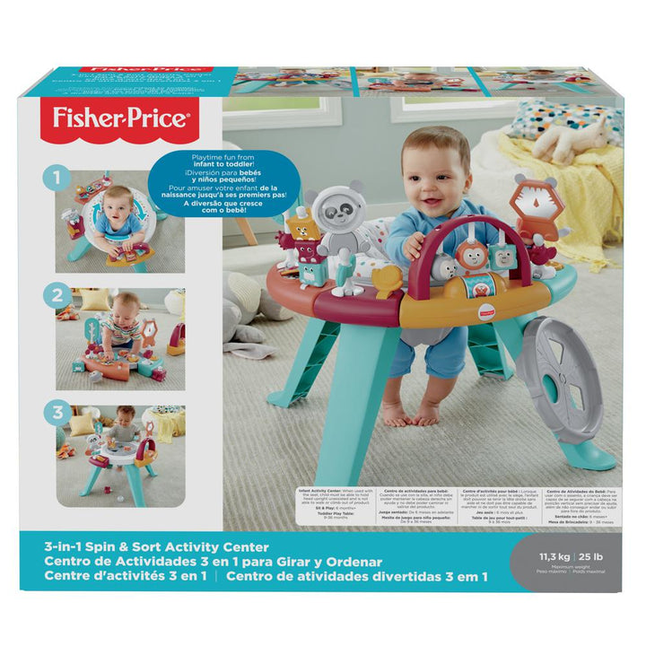 Fisher-Price 3-In-1 Spin 'N Sort Activity Centre