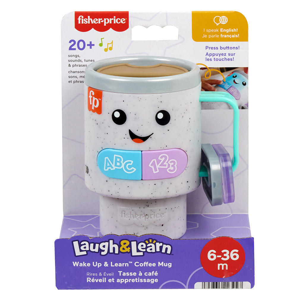 Fisher-Price Laugh & Learn - Coffee Mug Lights and Sounds (Bilingual)