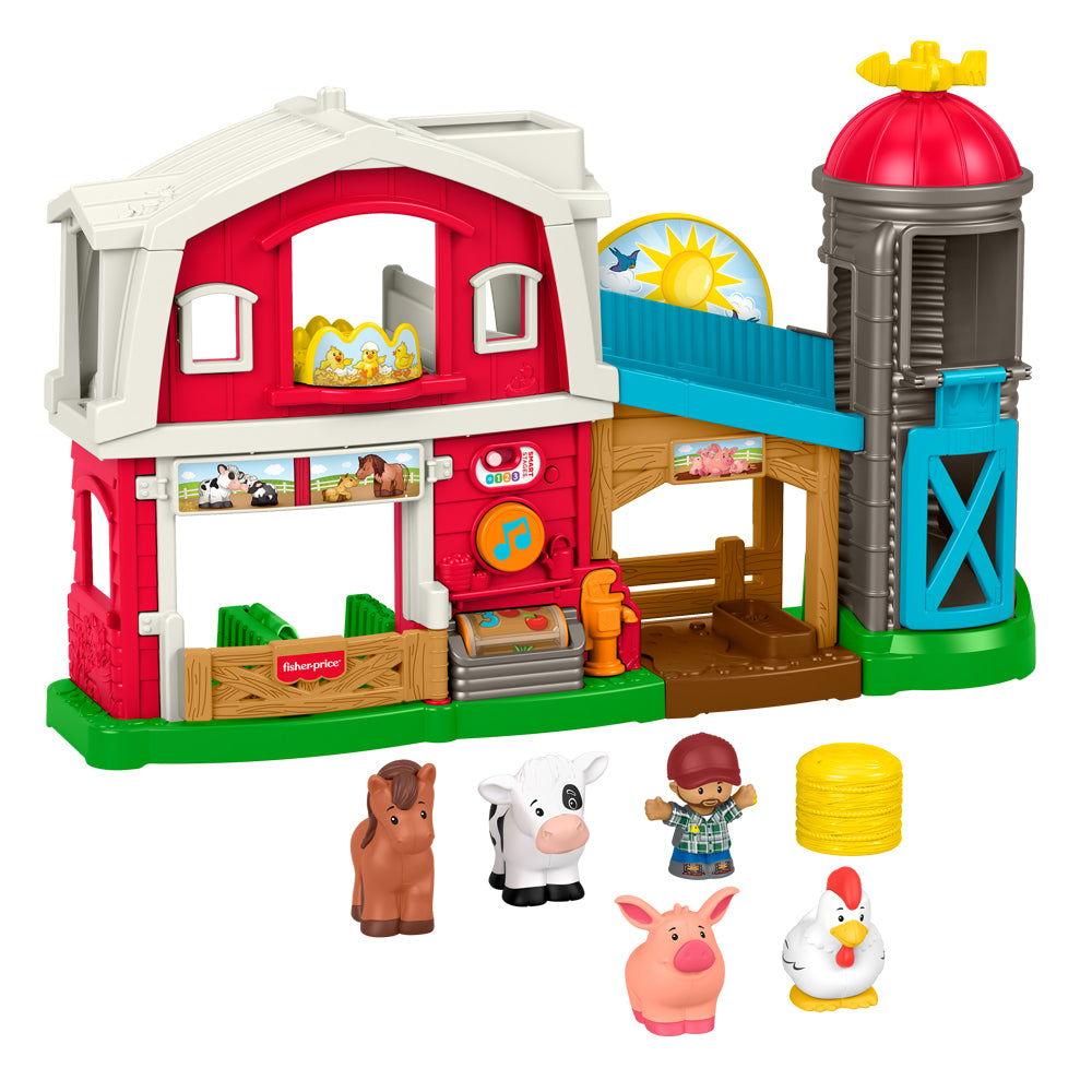 Little People Caring for Animals Farm