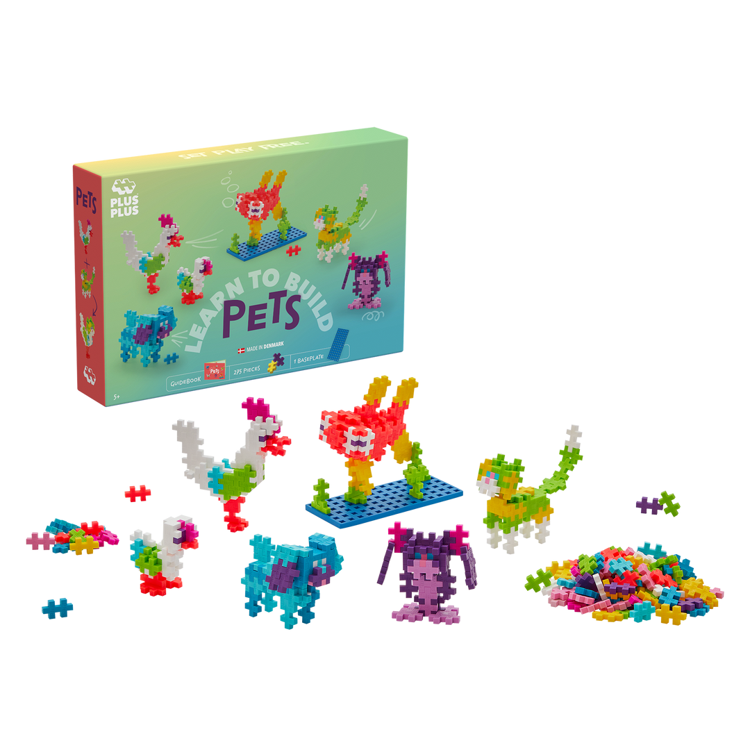 Plus-Plus Learn to Build - Pets 275pc