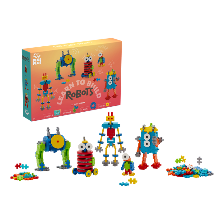 Plus-Plus Learn to Build - Robots 250 Pcs
