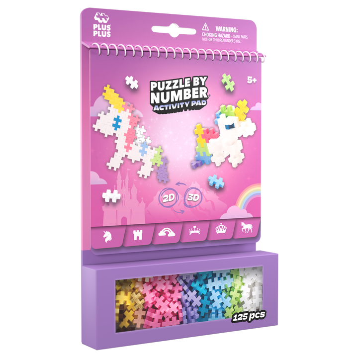 Plus-Plus Puzzle By Number Activity Pad - Fairy Tale