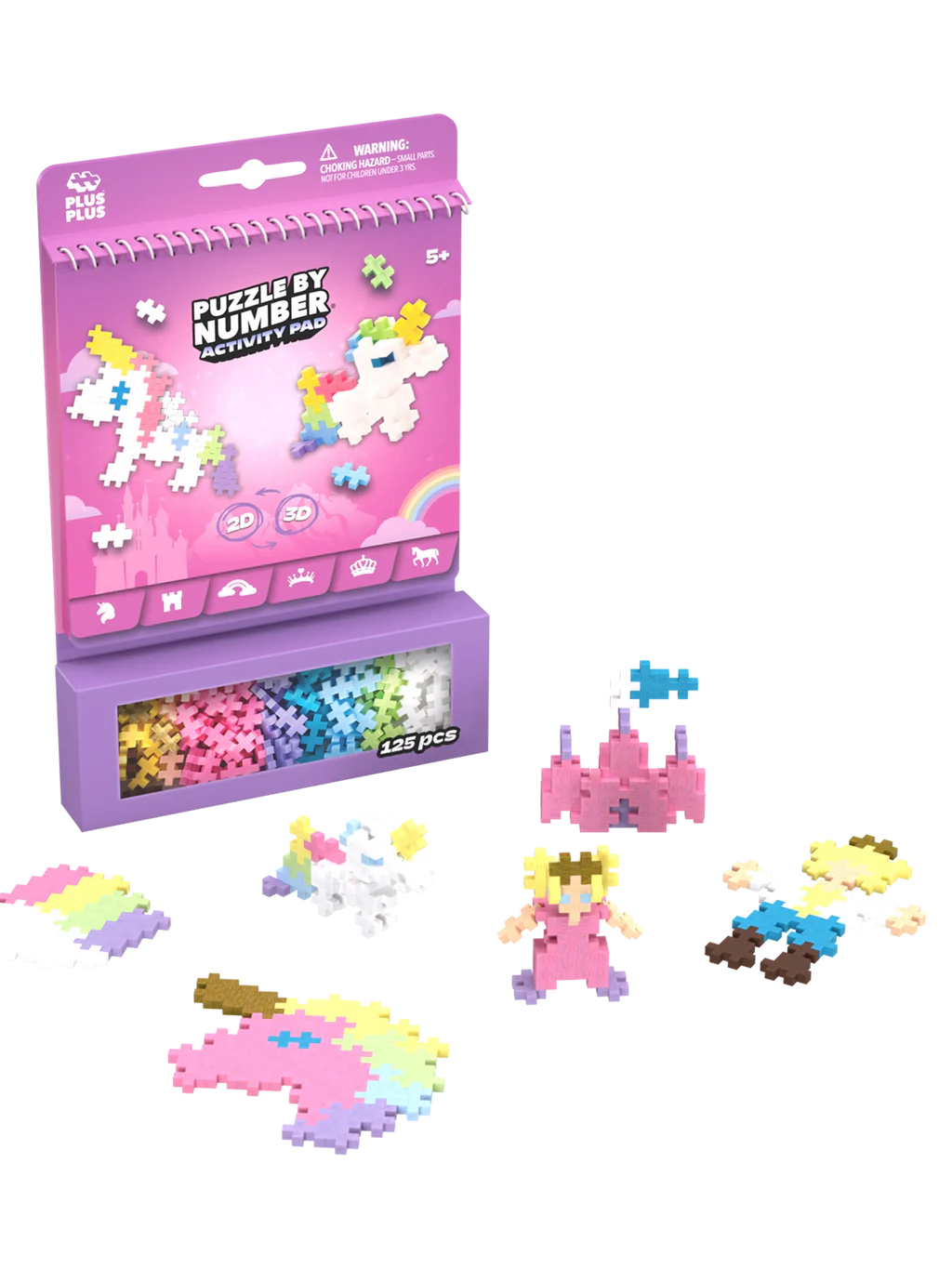 Plus-Plus Puzzle By Number Activity Pad - Fairy Tale